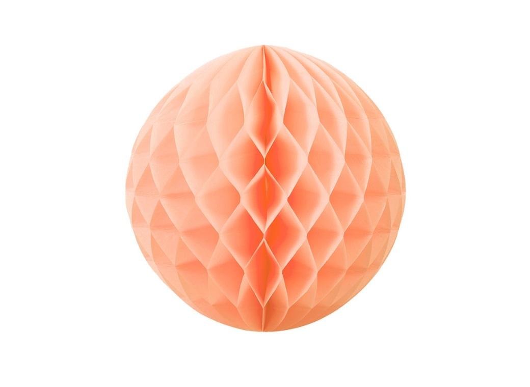 Tissue Honeycomb Ball 25cm - Peach