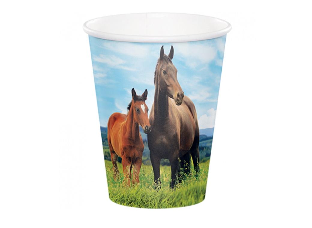 Horse & Pony Cups 8pk