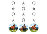 Horse & Pony Hanging Cutouts 3pk