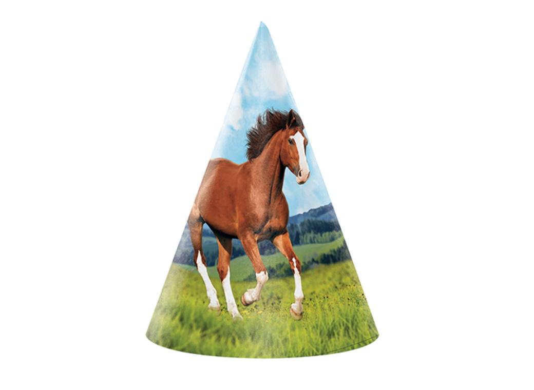 Horse & Pony Party Hats 8pk