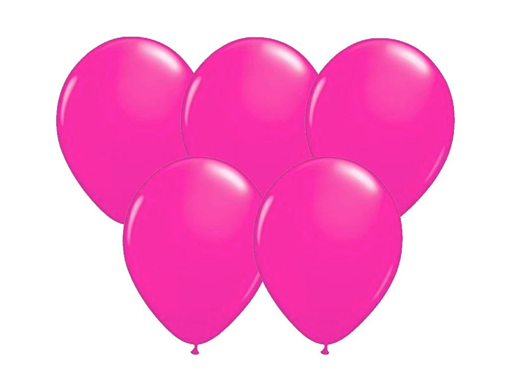 25pk Balloons - Hot Pink