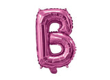 Mini Hot Pink Foil Balloon - Letter B