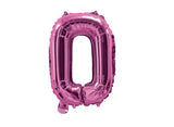 Mini Hot Pink Foil Balloon - Letter O