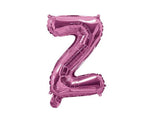 Mini Hot Pink Foil Balloon - Letter Z