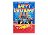 Hot Wheels Birthday Card