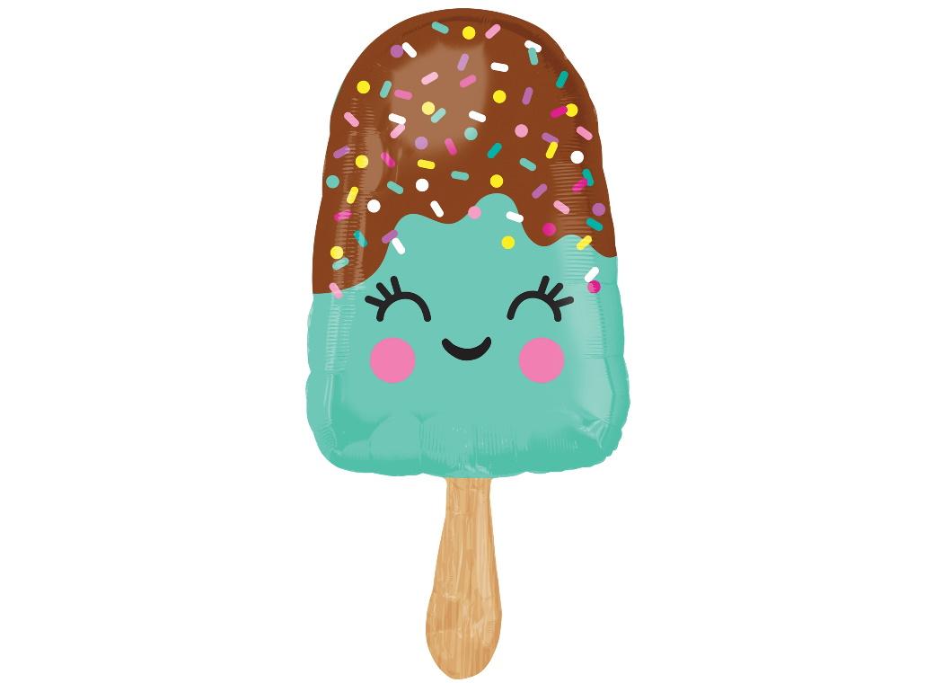 Happy Ice Cream Bar SuperShape Foil Balloon