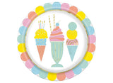 Ice Cream Party Plates 8pk