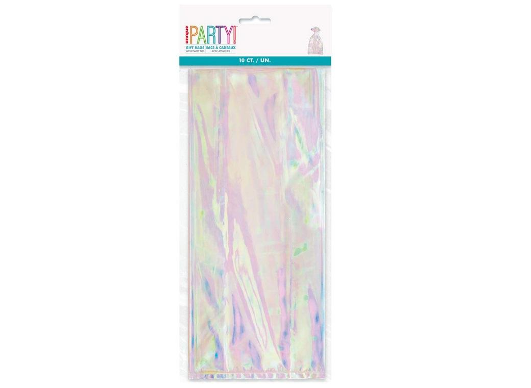 Iridescent Cello Bags 10pk