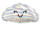 Iridescent Cloud Shape Foil Balloon