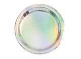 Iridescent Foil Lunch Plates 8pk