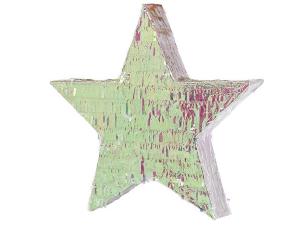 Iridescent Foil Star Pinata