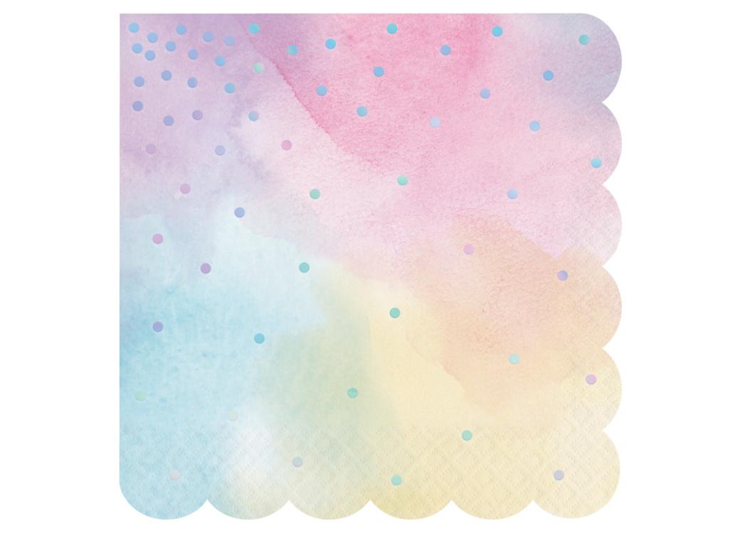 Iridescent Lunch Napkins 16pk