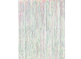 Iridescent Foil Fringed Door Curtain