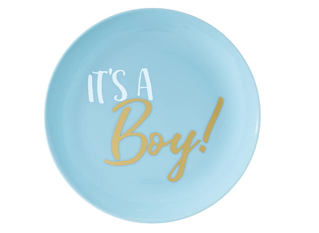 It's A Boy Premium Lunch Plates 20pk