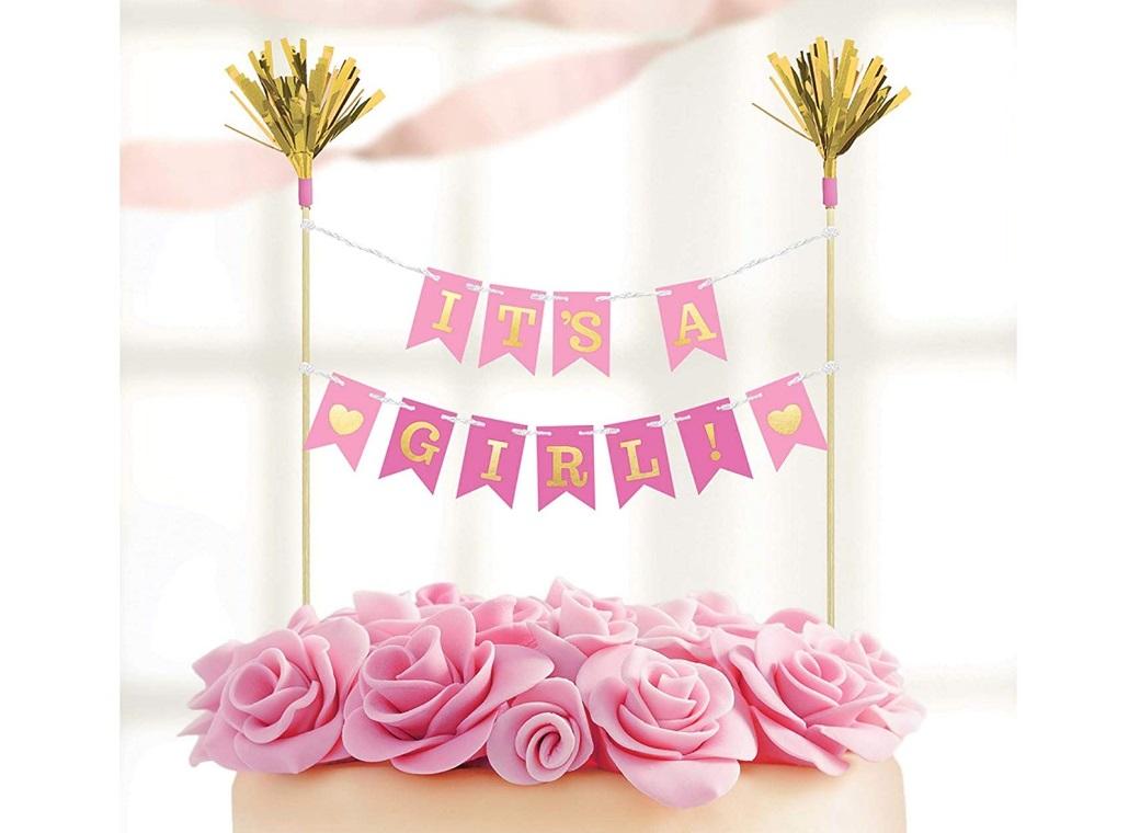 It's A Girl Cake Bunting