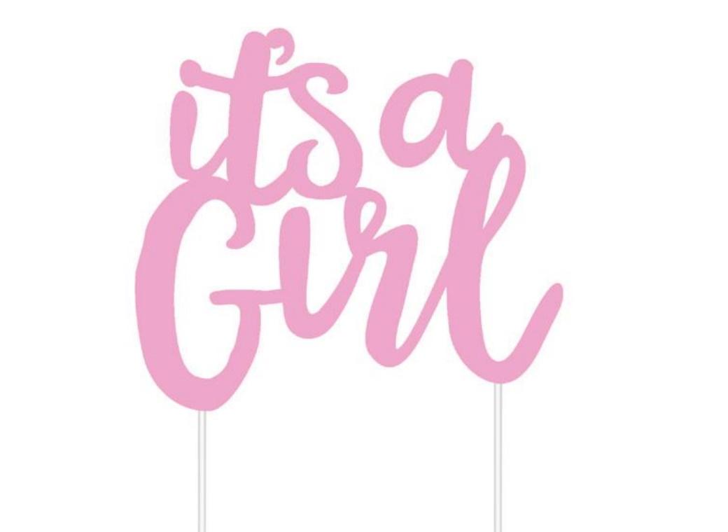 Cake Topper - It's A Girl