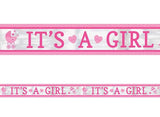 It's A Girl Foil Banner