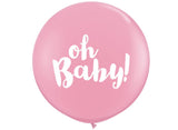 Jumbo Balloon - Oh Baby Pink