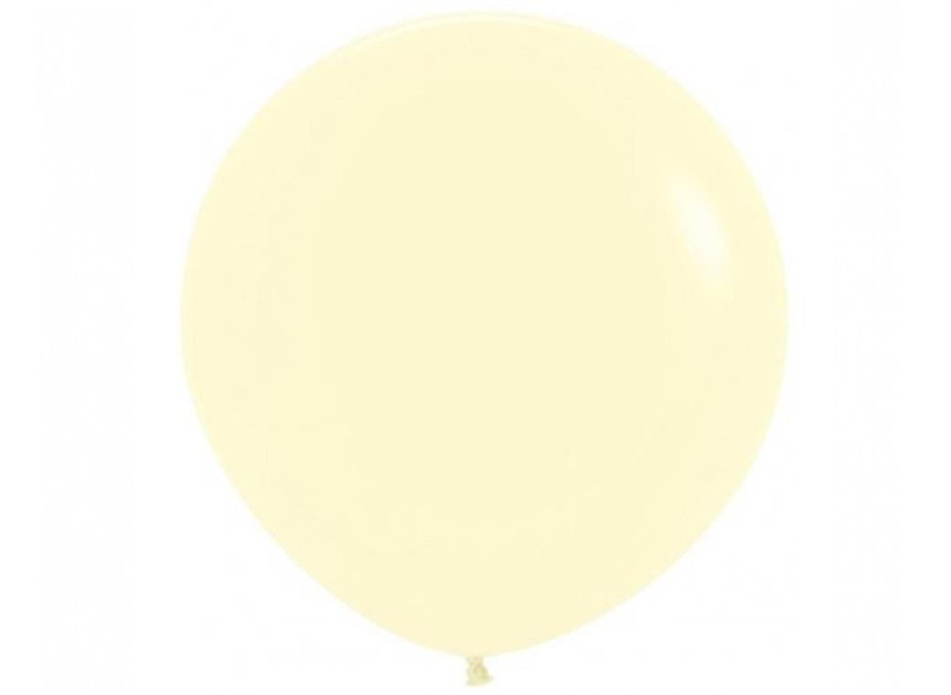 Jumbo Balloon - Pastel Matte Yellow