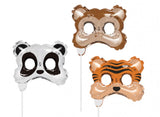 Animal Masks Balloon Photo Props 3pk