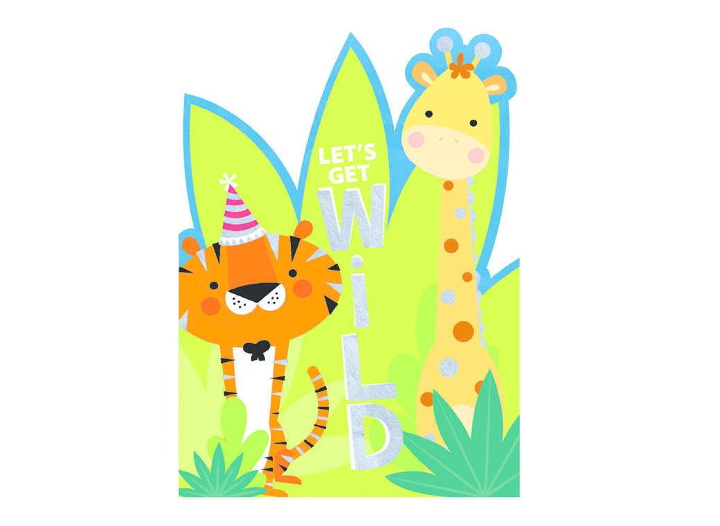 Jungle Invitations 8pk