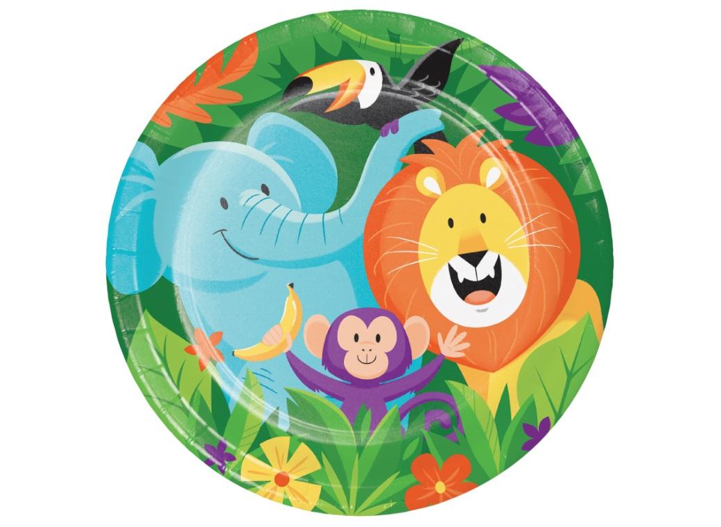 Jungle Safari Dinner Plates 8pk