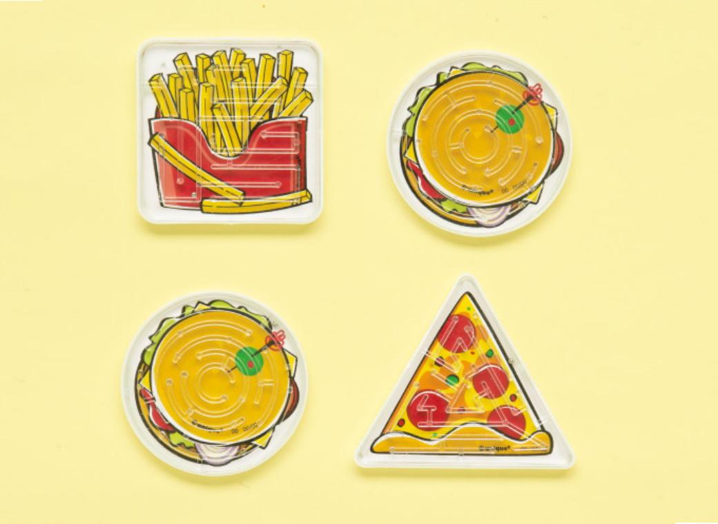 Junk Food Maze Puzzles 4pk