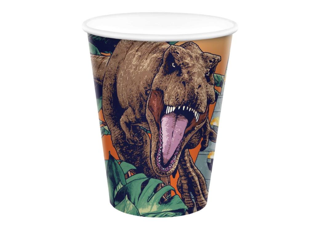 Jurassic Into the Wild Cups 8pk