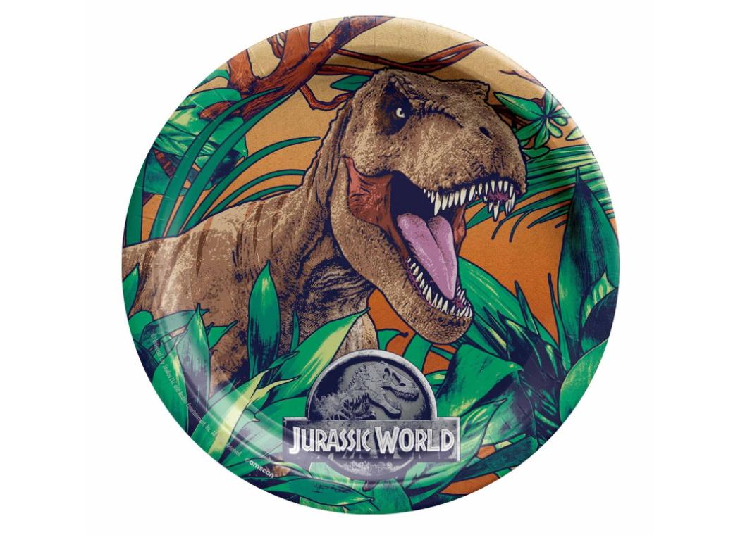 Jurassic Into the Wild Dinner Plates 8pk