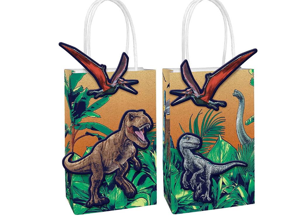 Jurassic Into the Wild Paper Treat Bags 8pk