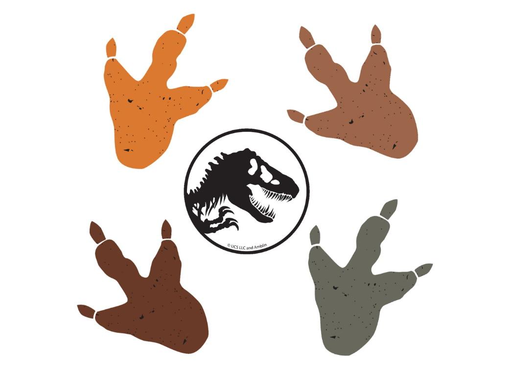 Jurassic Into the Wild Footprint Floor Decals