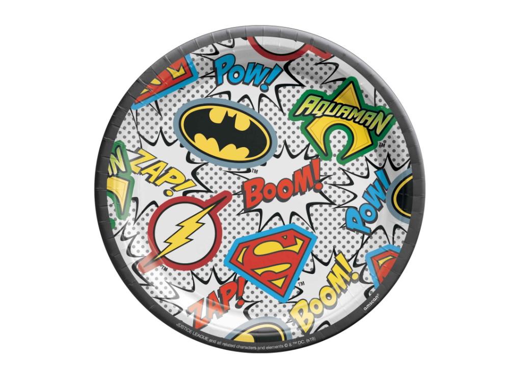 Justice League Lunch Plates 8pk