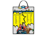 Justice League Super Hero Name Sign