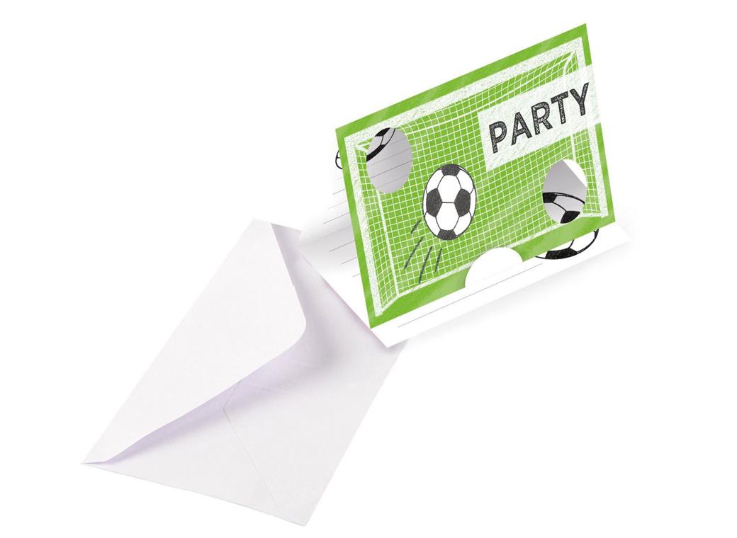 Kicker Party Invitations 8pk