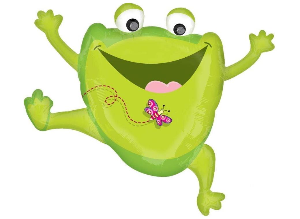 Leaping Frog SuperShape Foil Balloon