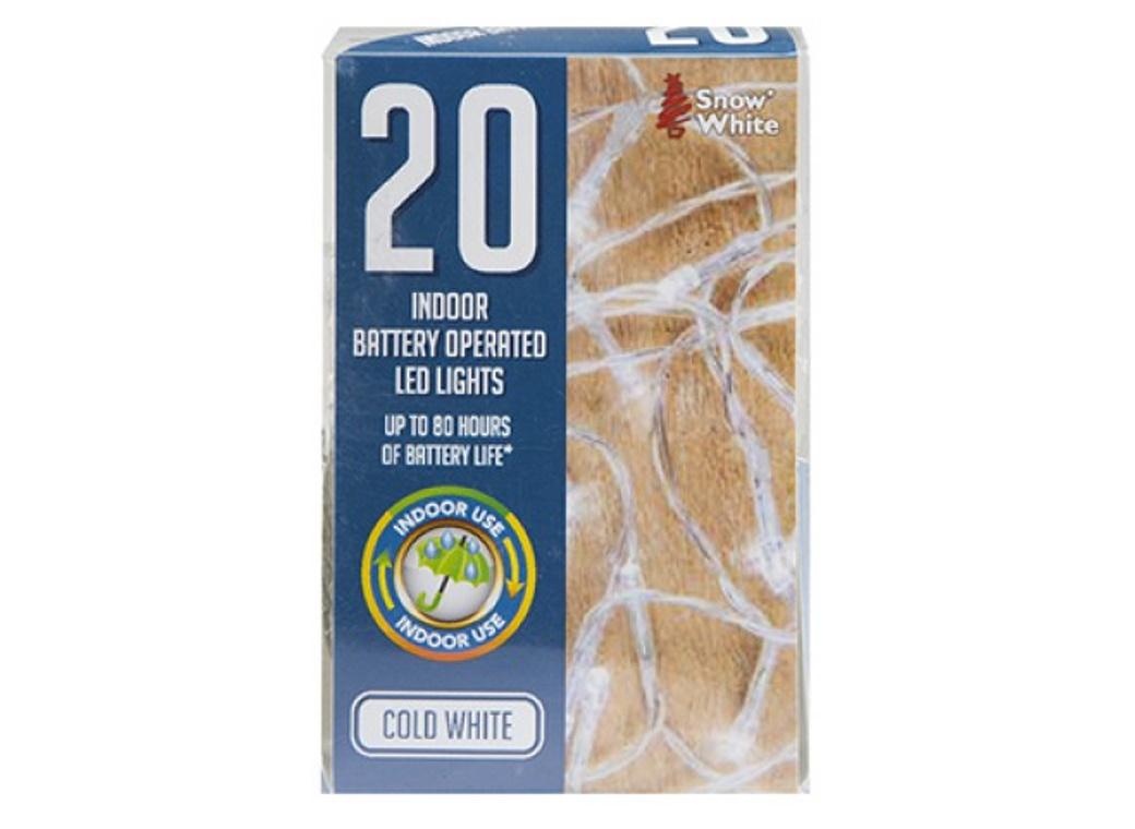 LED String Lights - 20 Cool White