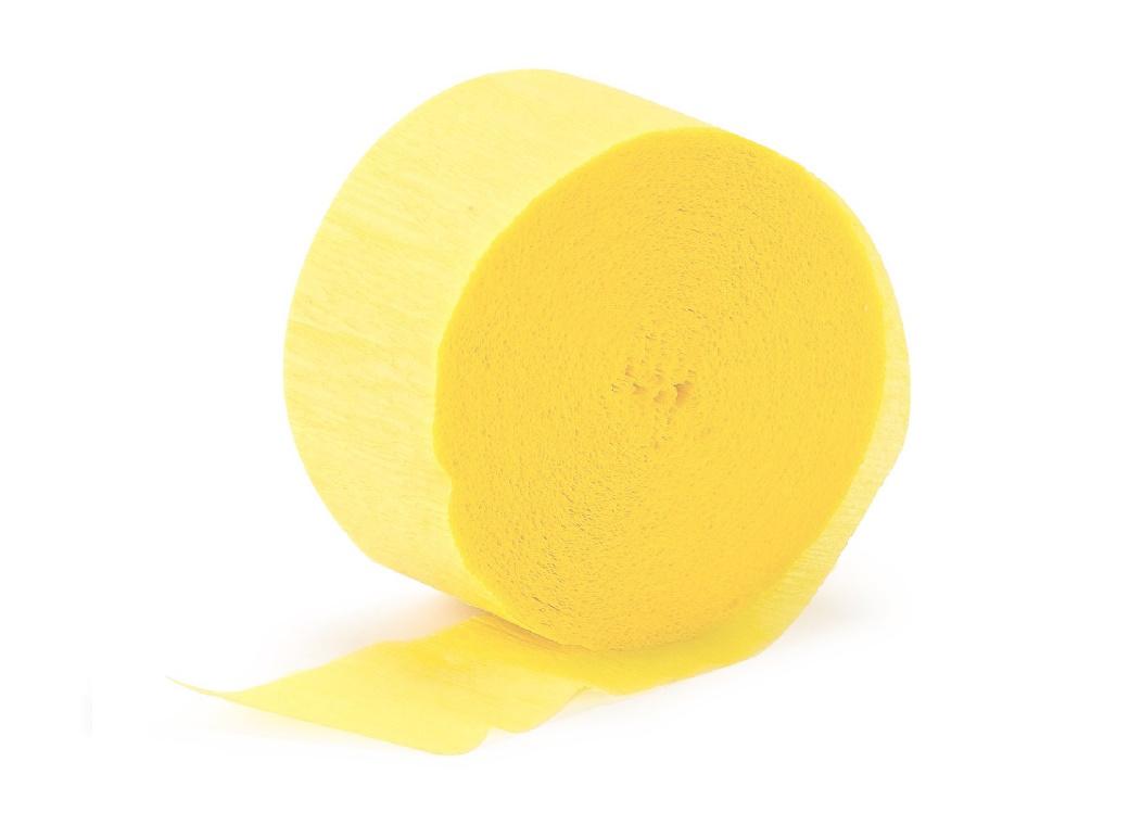 Crepe Paper Streamer - Lemon