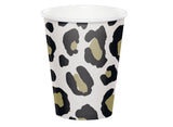 Leopard Print Cups 8pk