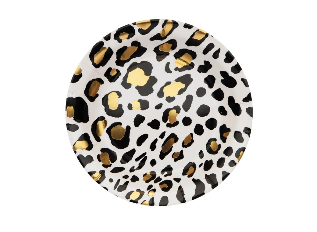 Leopard Print Lunch Plates 8pk