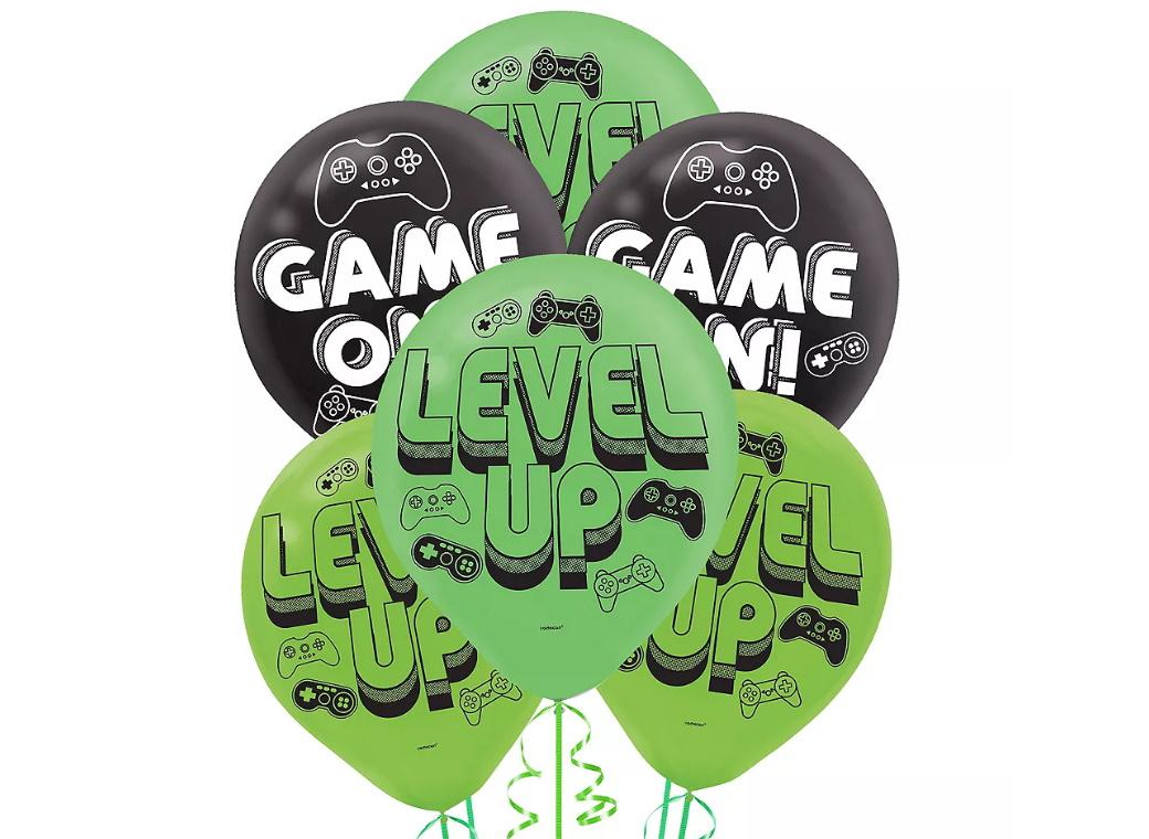 Level Up Balloons 6pk