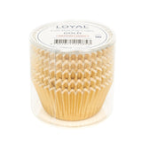 LOYAL Foil Baking Cup 100pk - Gold Medium