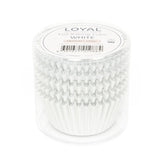 LOYAL Foil Baking Cup 100pk - White Medium