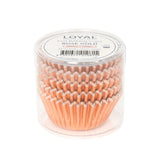 LOYAL Foil Baking Cup 100pk - Rose Gold Small