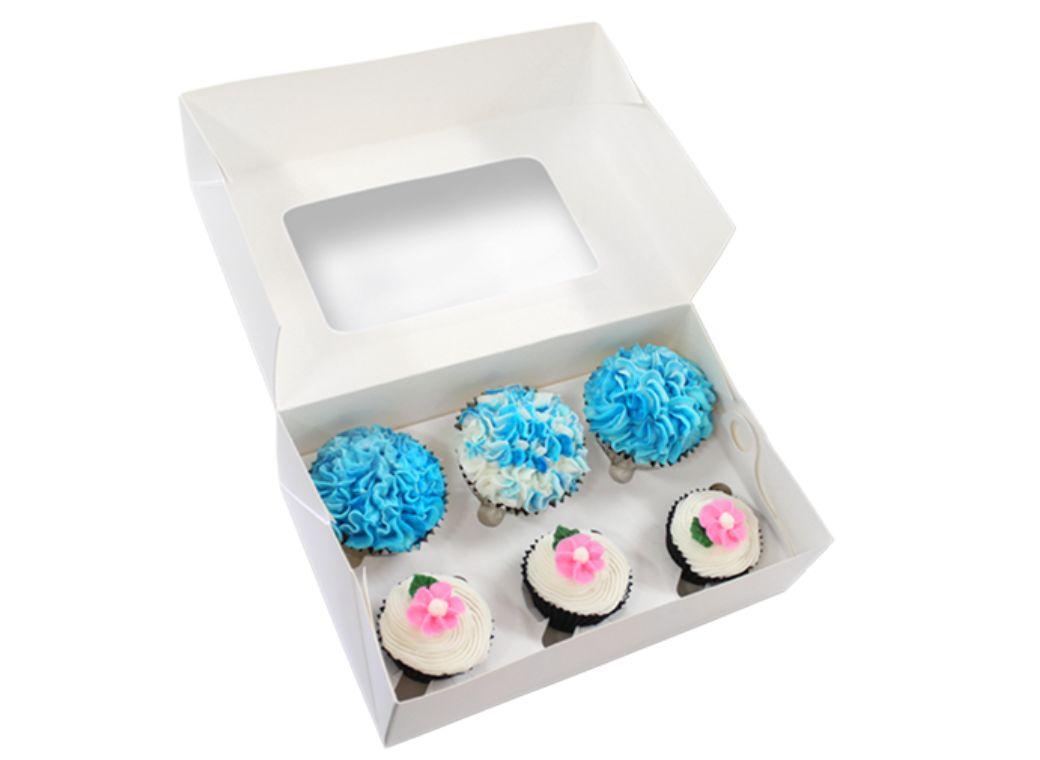 Loyal Cupcake Box 4in 6-Hole