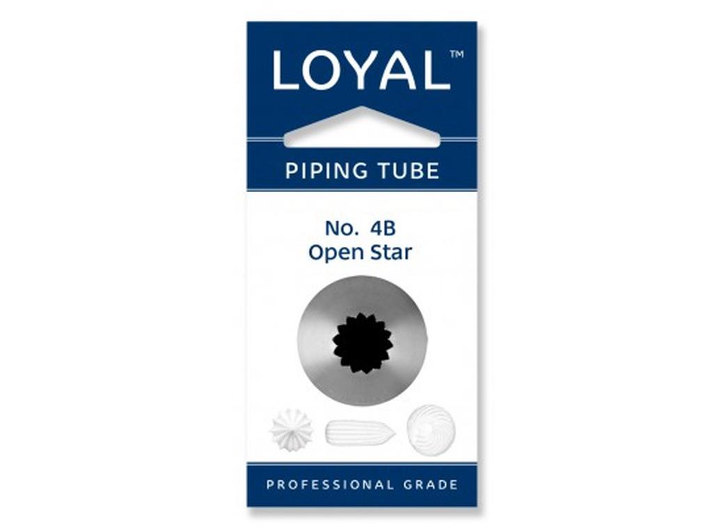 Loyal Open Star Piping Tip #4B