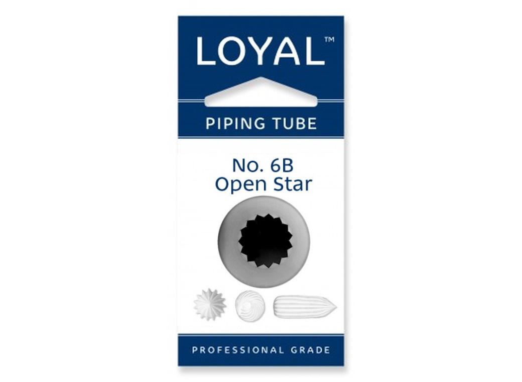 Loyal Open Star Piping Tip #6B