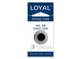 Loyal Open Star Piping Tip #6B