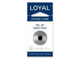 Loyal Open Star Piping Tip #6F