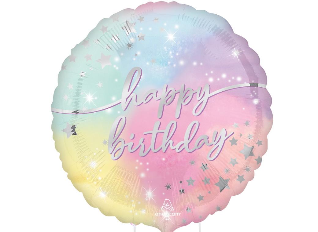 Luminous Iridescent Jumbo Foil Balloon