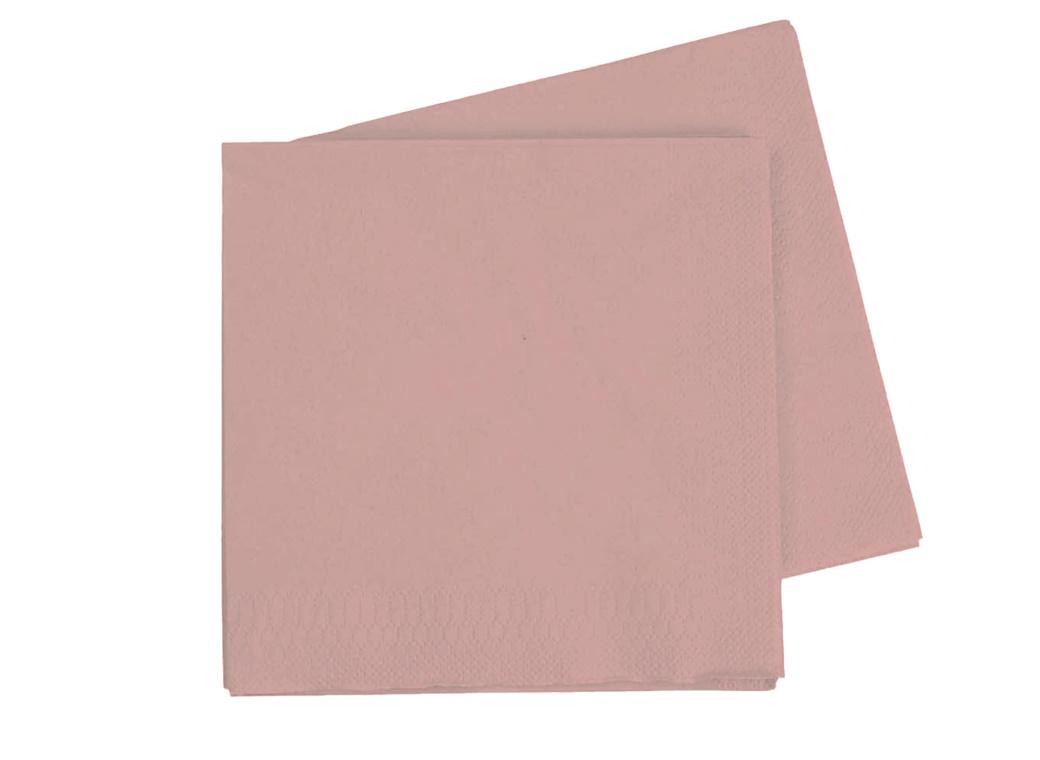 Lunch Napkins 40pk - Rose